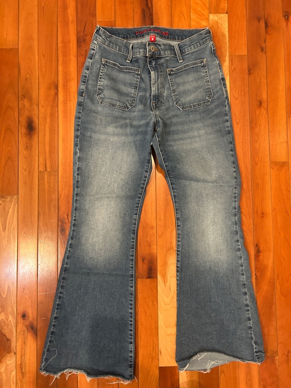 Lucky Brand Faded Blue Flare Jeans